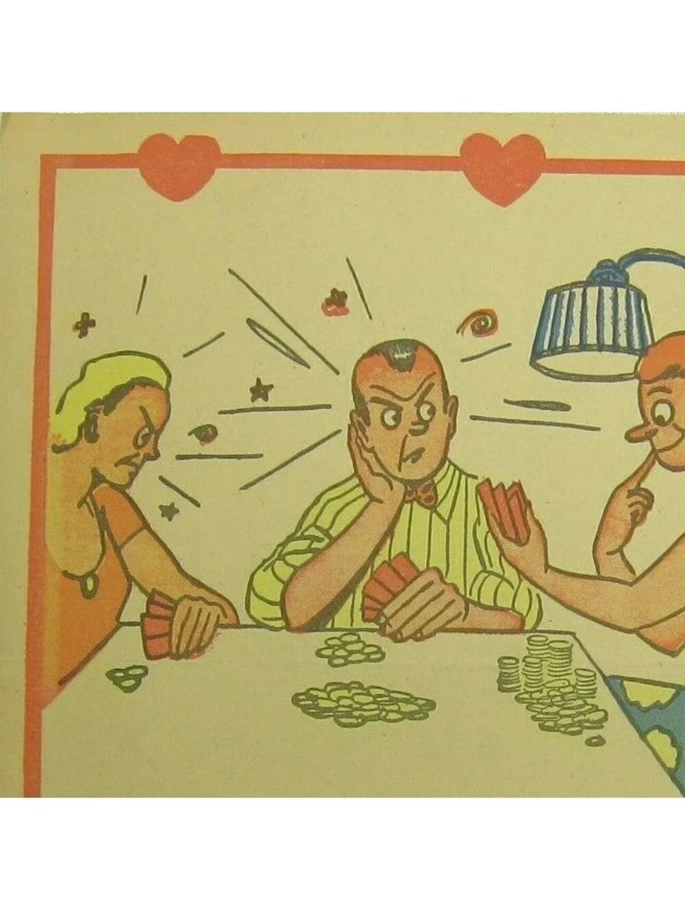 Vintage Vinegar Valentine Card Player Penny Dreadful Sarcasm Insult Ephemera